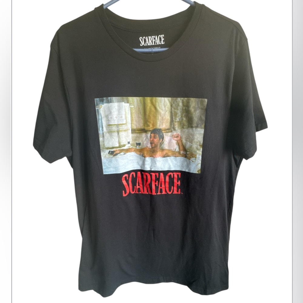 SCARFACE Universal City Studios Black Graphic T-Shirt Size L